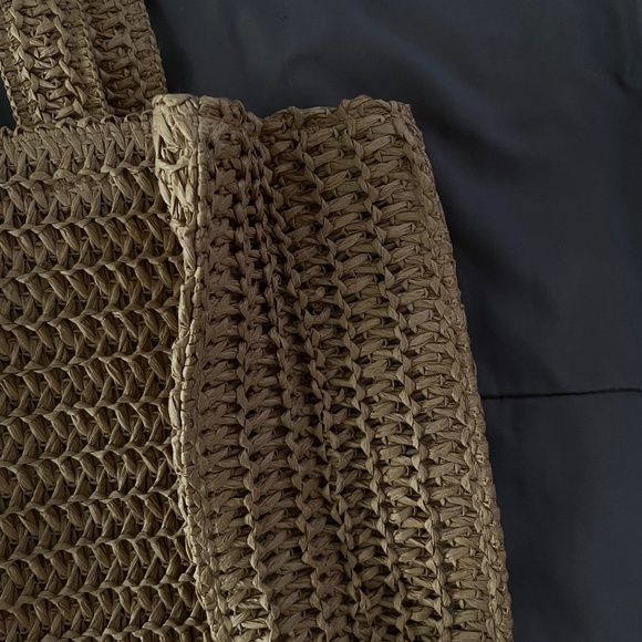 H&M Woven Straw Raffia Beach Bag - Picture 3 of 7